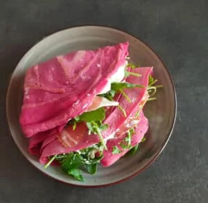 creaspelle alla barbabietola ricetta
